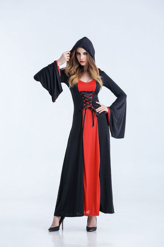 Cosplay Hooded Vampire Witch Demon Costume