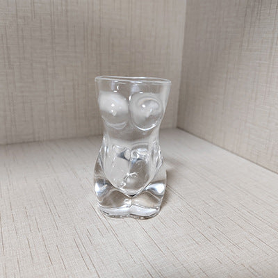 Creative Glass Chest Cup Water Bikini
