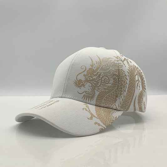 Baseball Cap Chinese Style Fashion Dragon Couple Sun Hat Outdoor