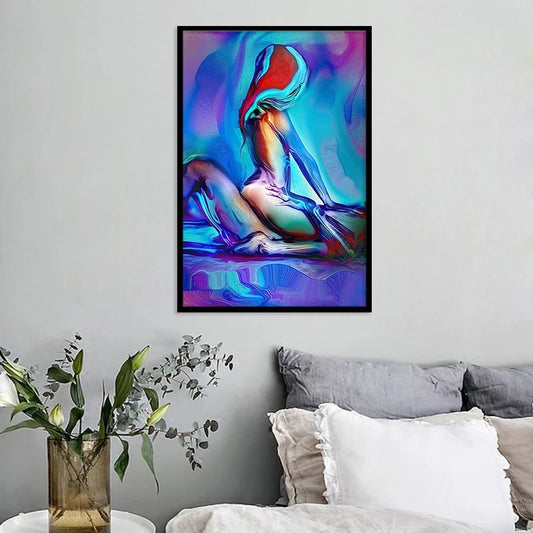 Abstract Colorful Woman Home Wall Decoration Painting