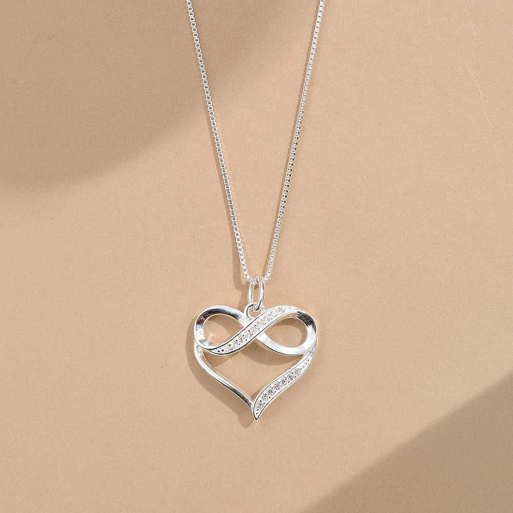 Infinite Love Infinity Heart Necklace