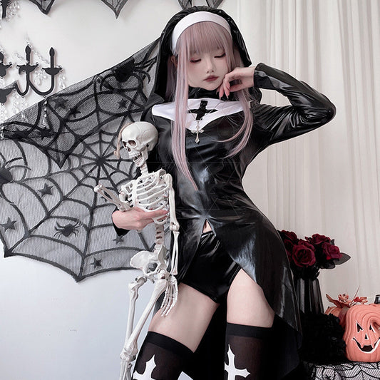 Sexy Vampire Nun Goth Costume