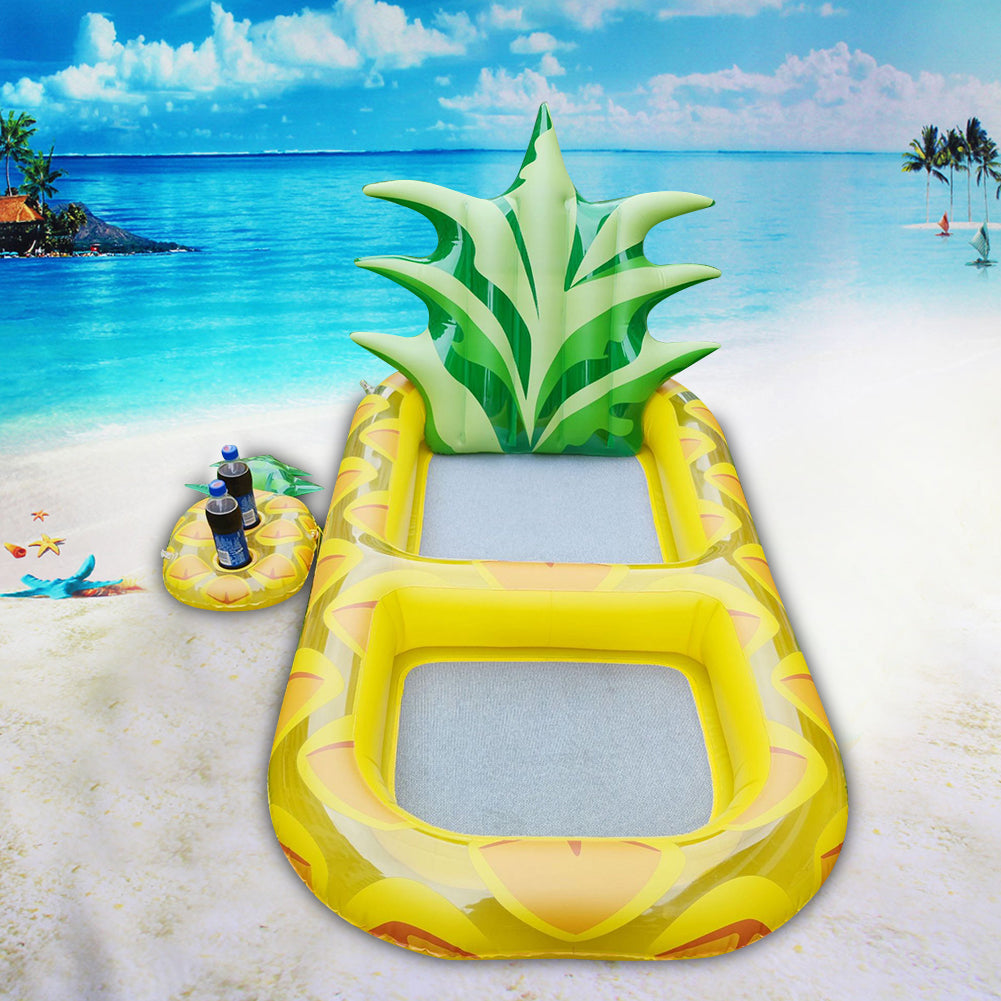 Inflatable Swimming Pool Pineapple Floating Row Air Cushion Bed Summer Water Floating Hammock Air Mattress Water Sports Toys