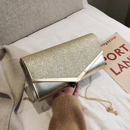 Shimmer Glitter Metallic Evening Bag