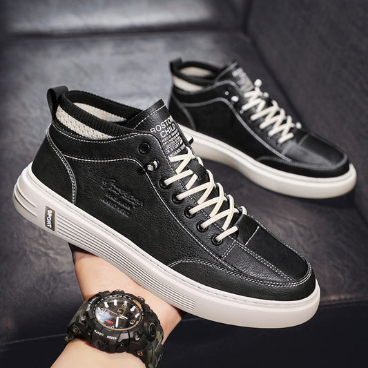 PU Leather Casual Sneakers