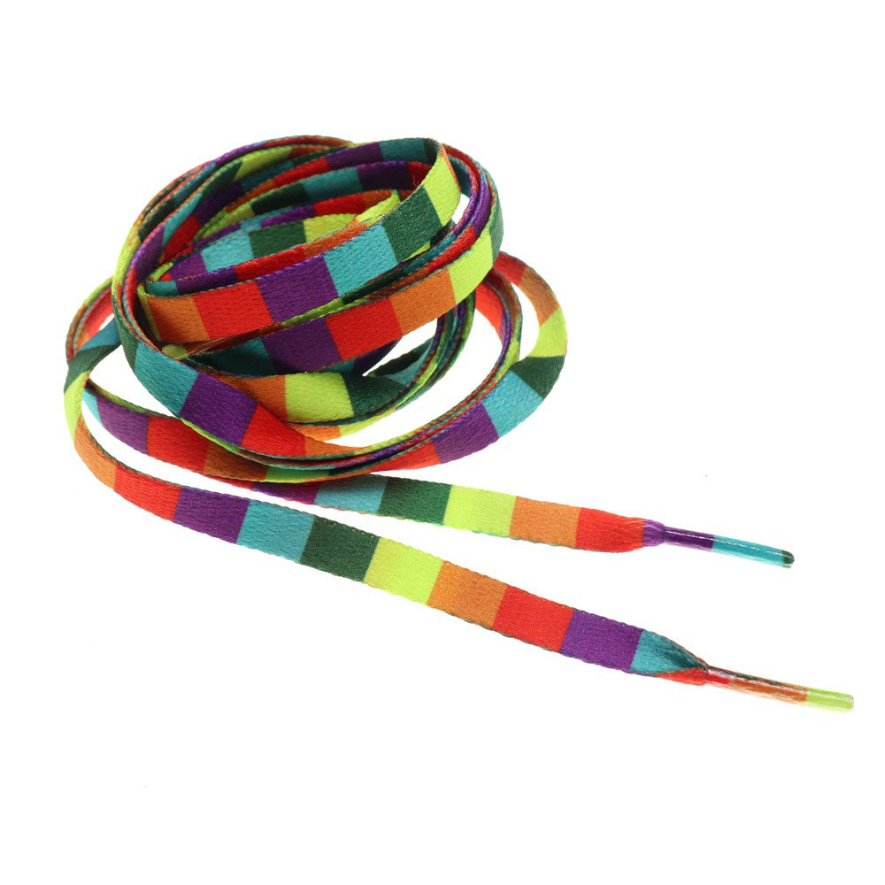 Rainbow Stripe Shoelaces