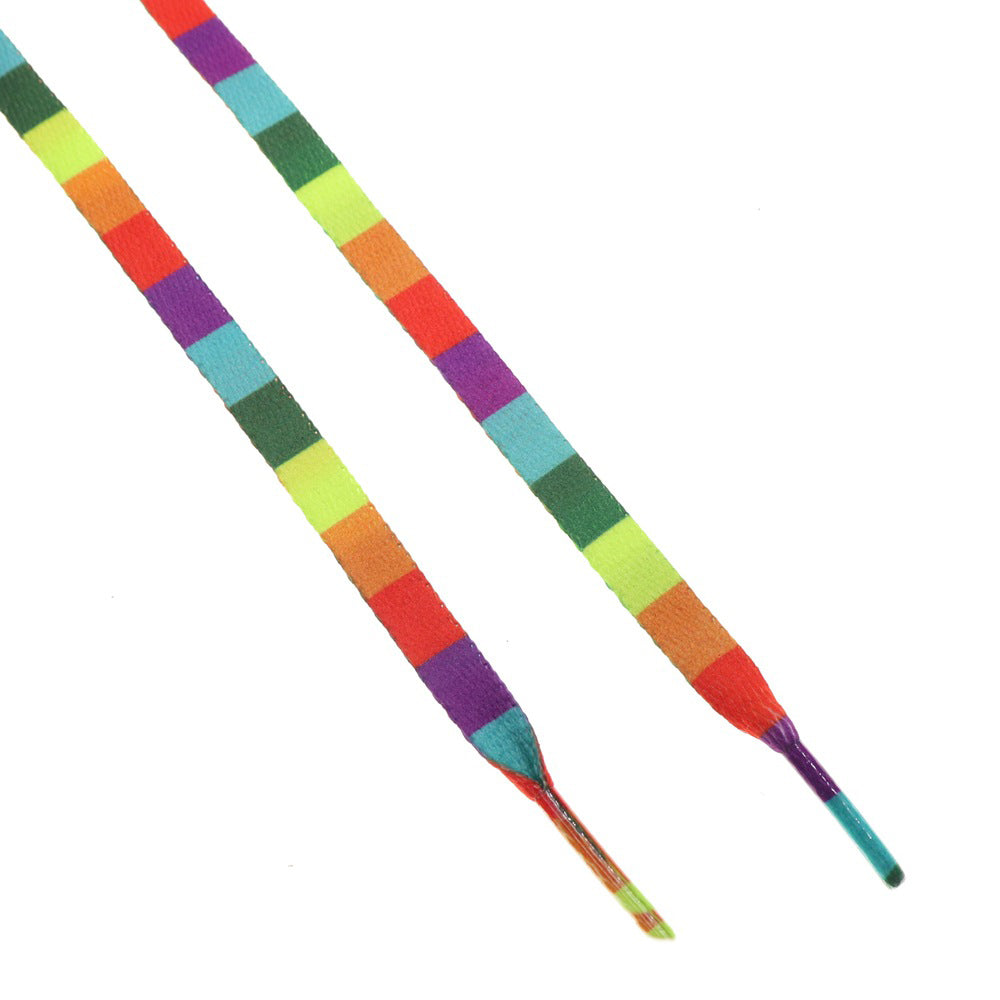Rainbow Stripe Shoelaces