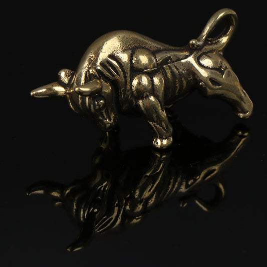 Brass Bull Pendant