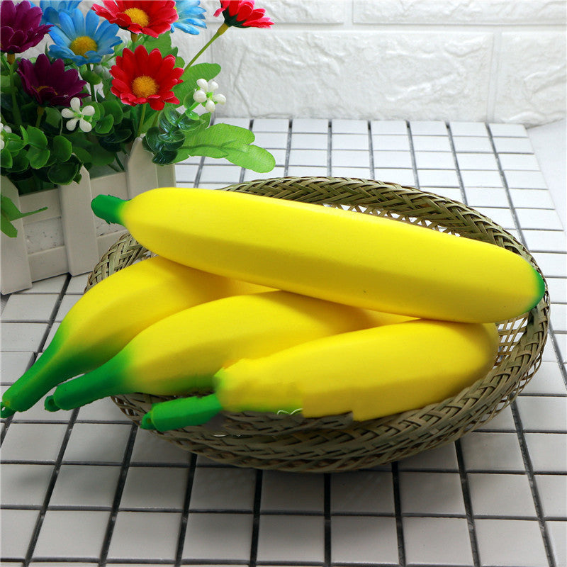 Foaming Simulation Fruit Banana Super Slow Rebound