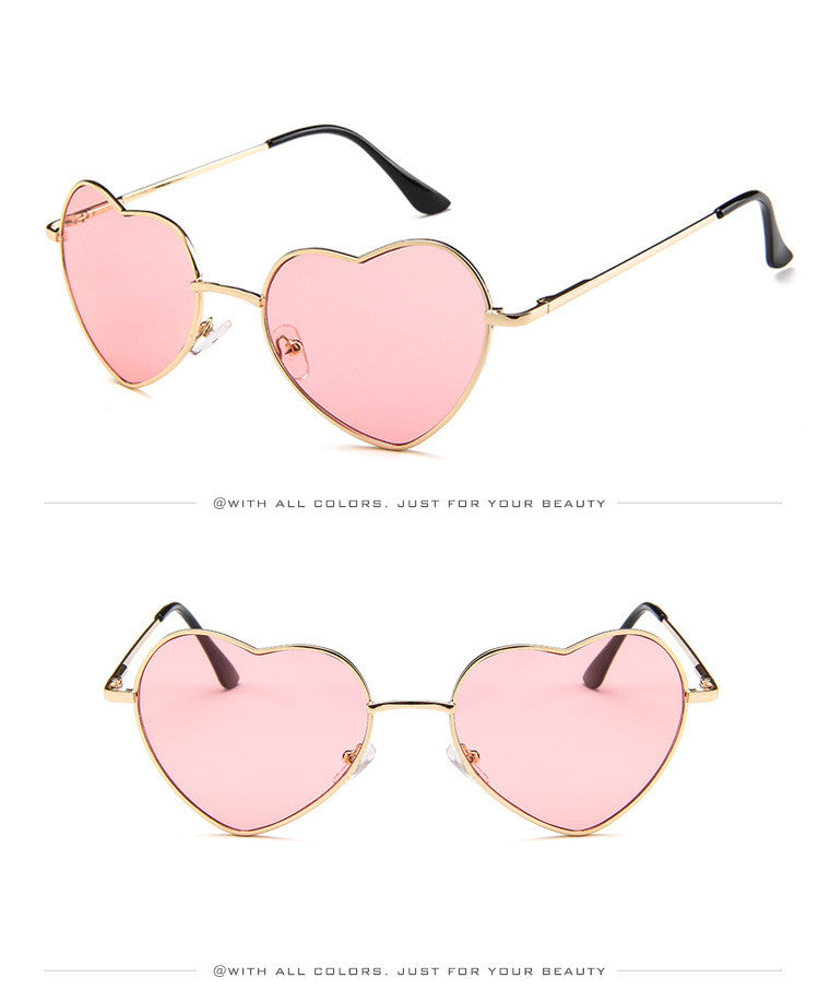 New Style Peach Heart Sunglasses Fashion Sunglasses