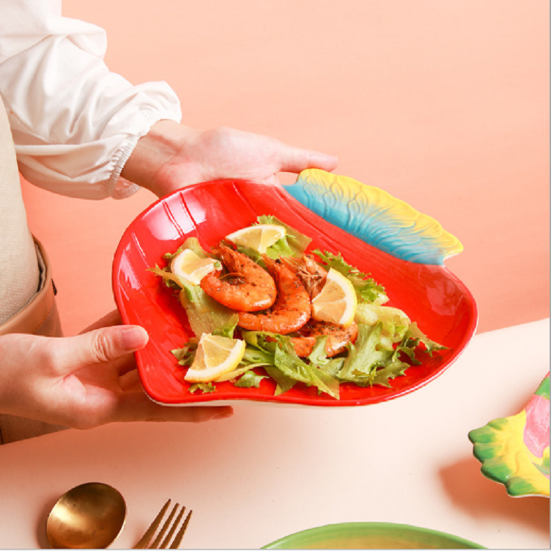 Creative Fruit Ceramic Cute Home Salad Plate
