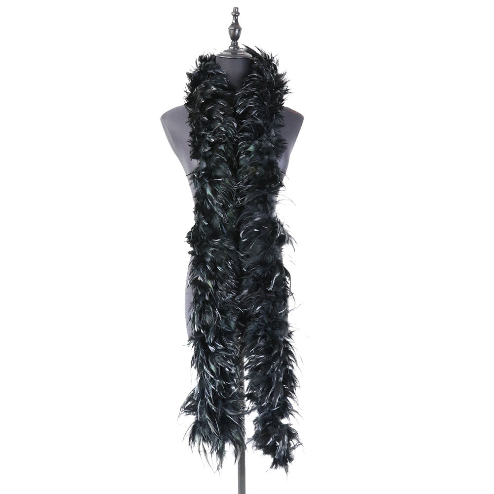 Feather Stripe Scarf Ornament Stage Ornament Ornament Tip