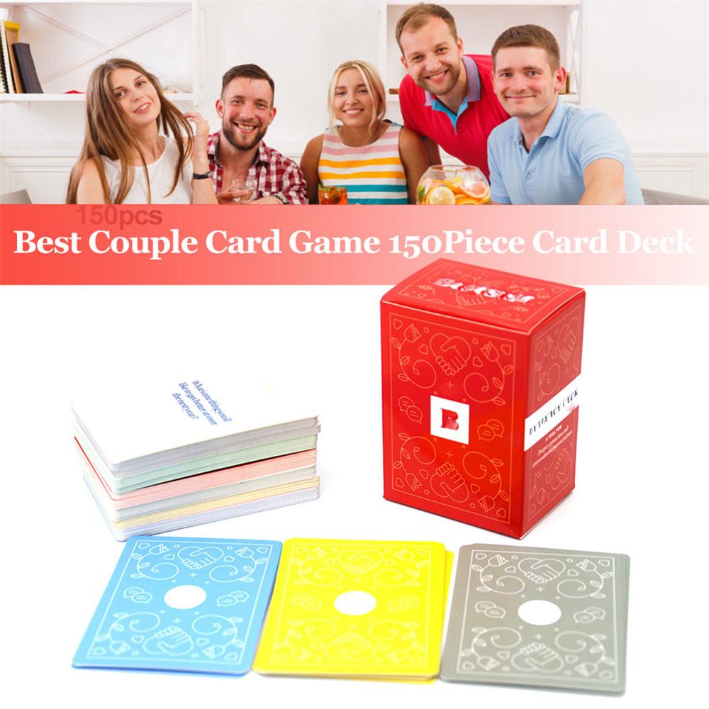 Compatible with Apple, Best Couple Playing Cards Game Card Deck Intimacy Board Game English Version Romantic Gifts for Family Couples
