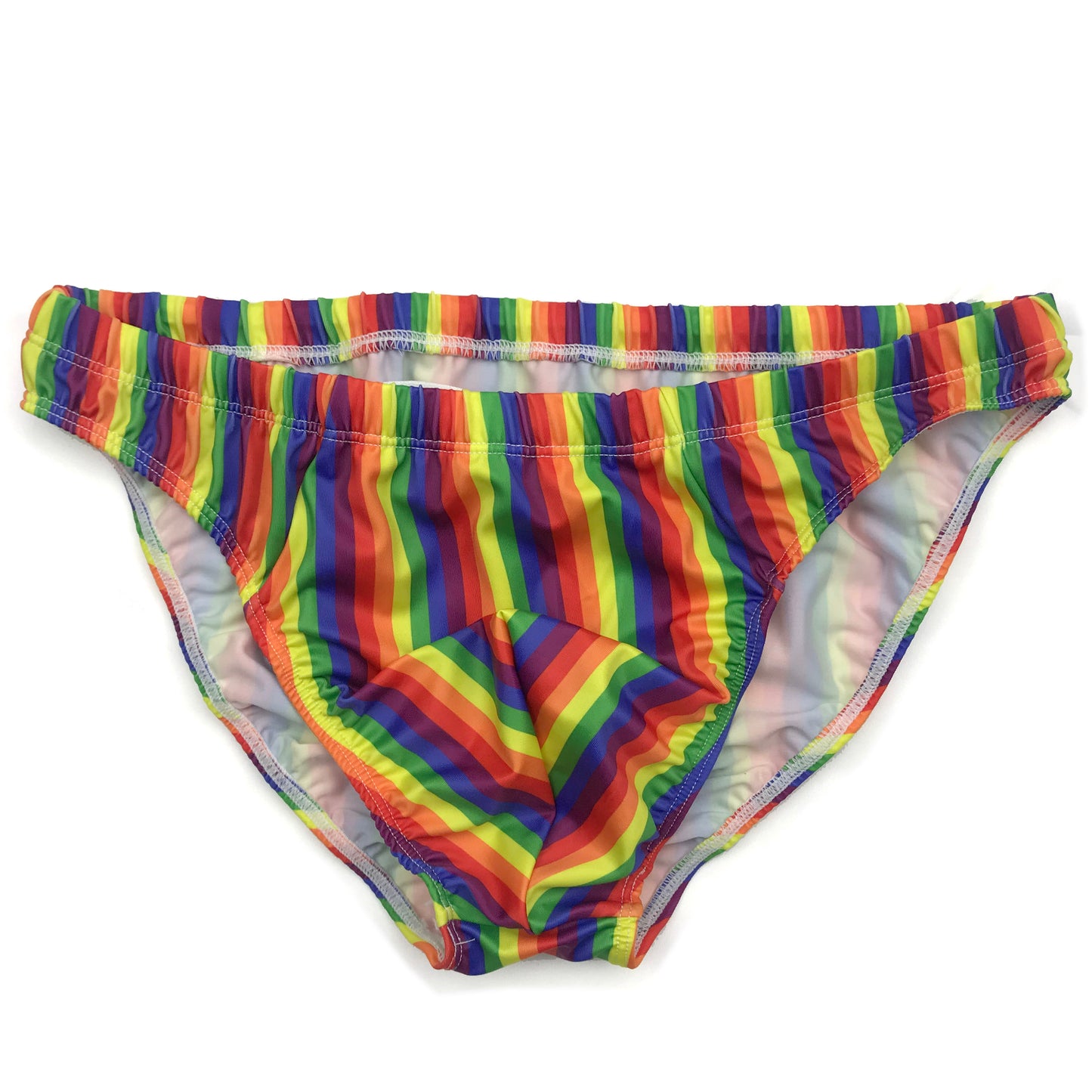 Men's Rainbow Bikini Swim Trunks