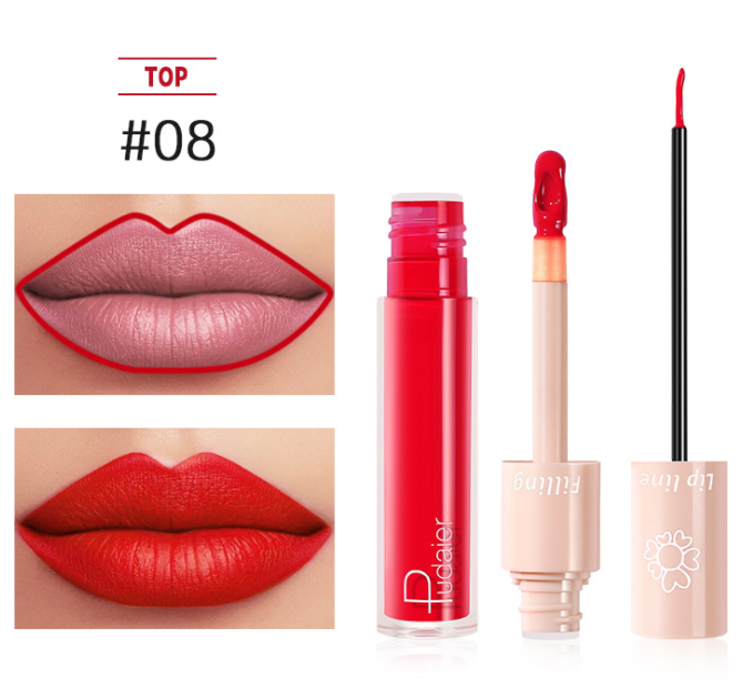 Pudaier Dual Lipstick Lip Gloss Liquid Lipstick