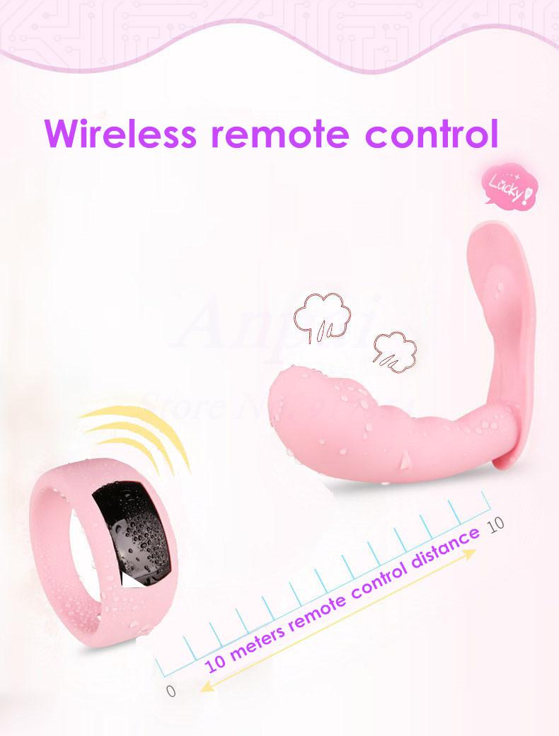 Wireless remote control vibrating egg