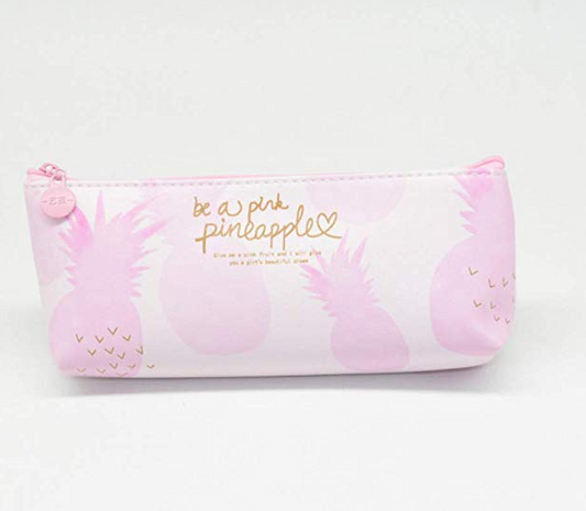 Pink Pineapple Zipper Pouches