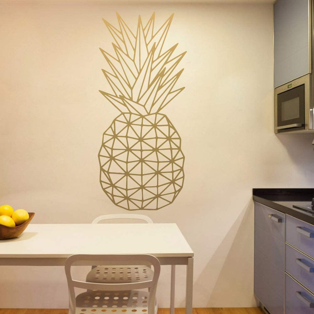 Golden Pineapple Wall Sticker