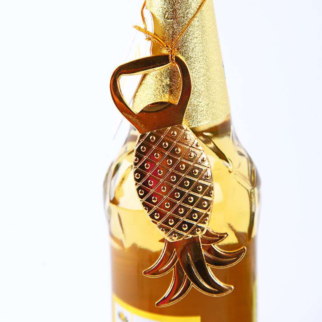 Golden Pineapple Bottle Opener