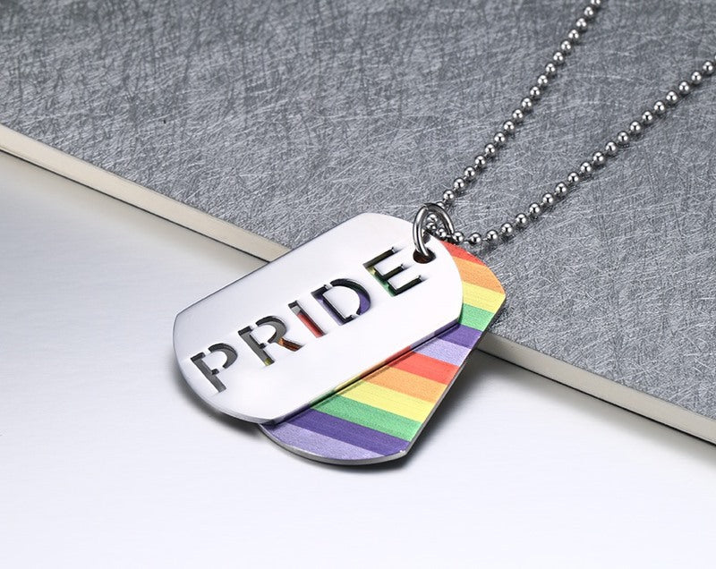 Lesbian Rainbow Lovers  Pendant