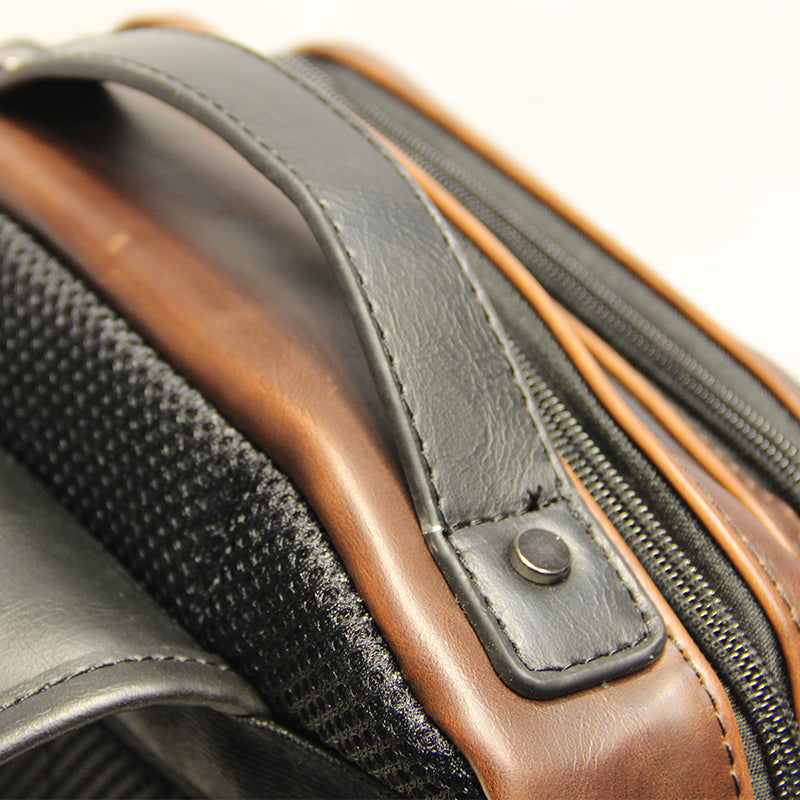 Men's leather leisure waist bag