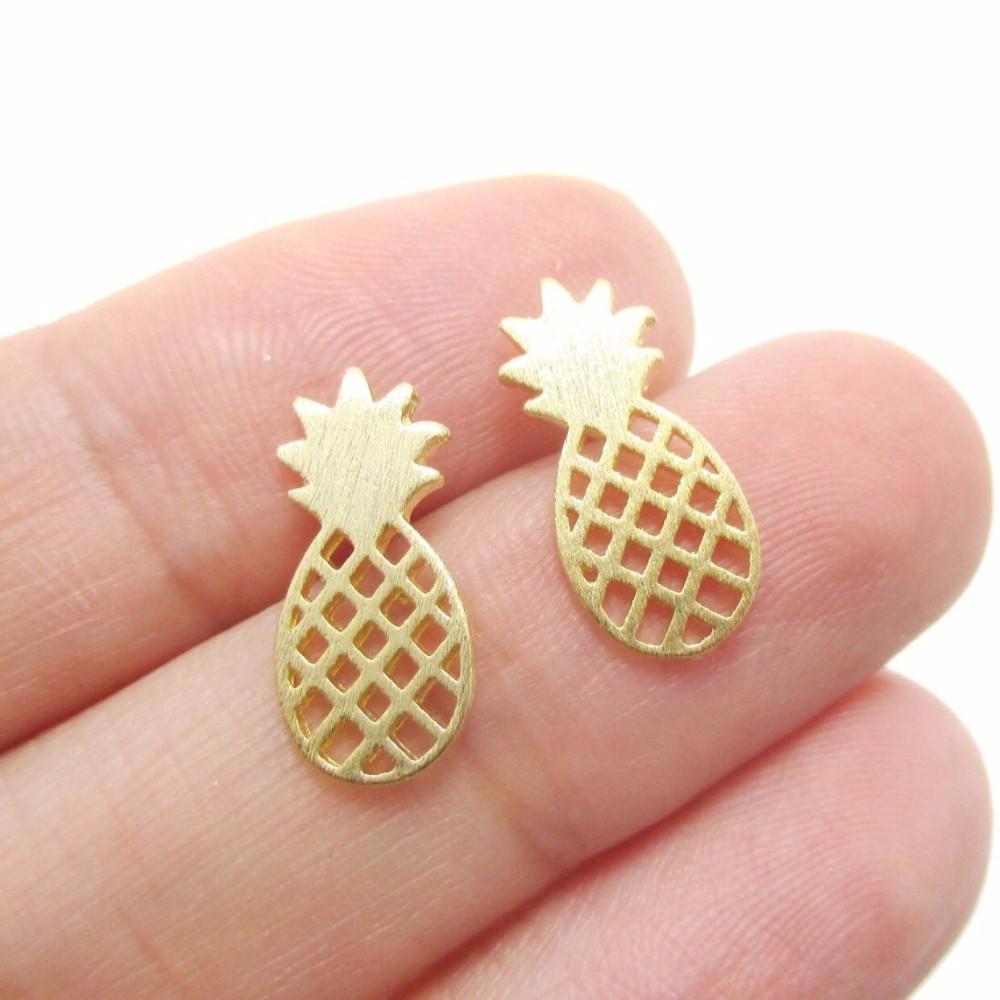 High quality cross-border e-commerce goods source European and American popular simple fruit pineapple ear nail