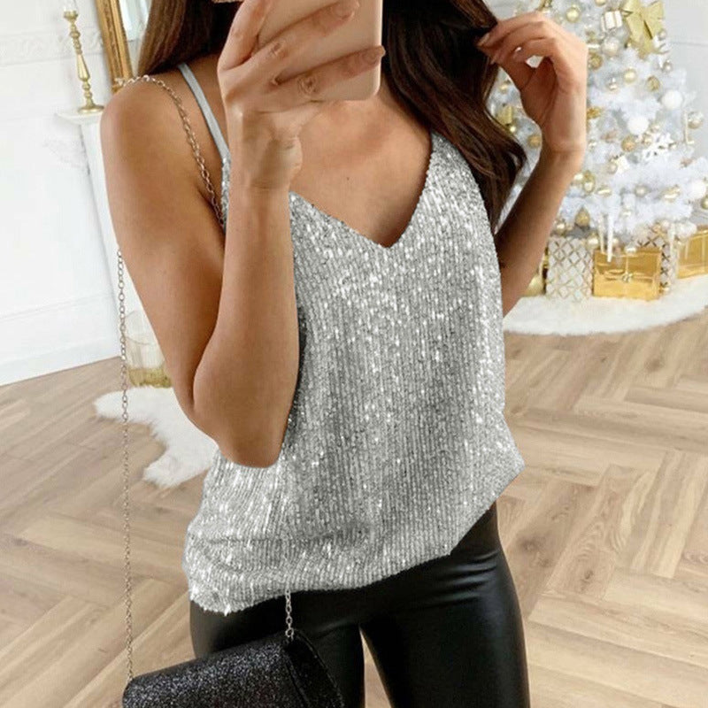 Pearlescent Camisole Tank Top