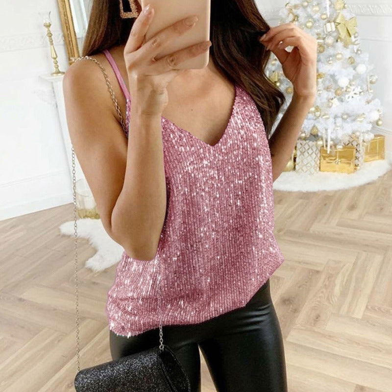 Pearlescent Camisole Tank Top