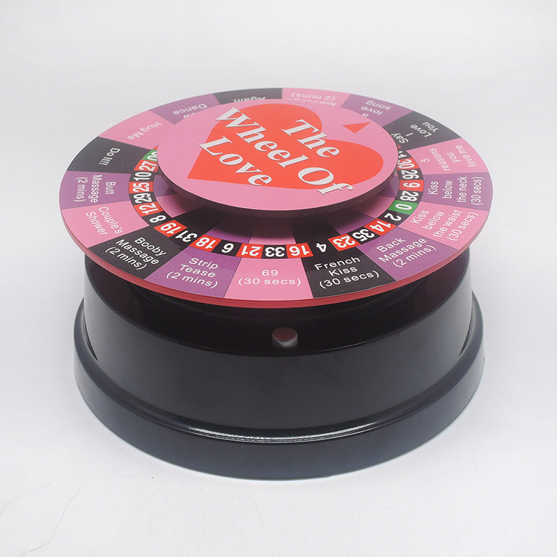 Electric Fun Turntable Couple Game Mini Turntable Valentine's Day Gift