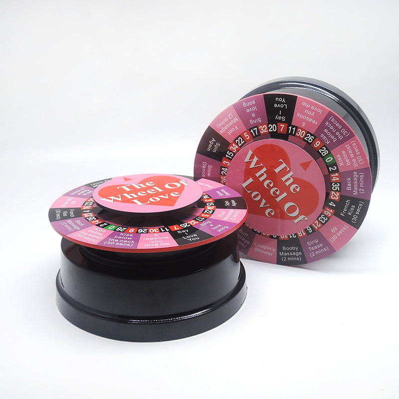 Electric Fun Turntable Couple Game Mini Turntable Valentine's Day Gift