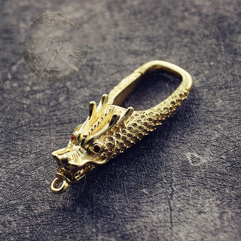 Chinese Style Copper Decoration Pure Copper Faucet Keychain