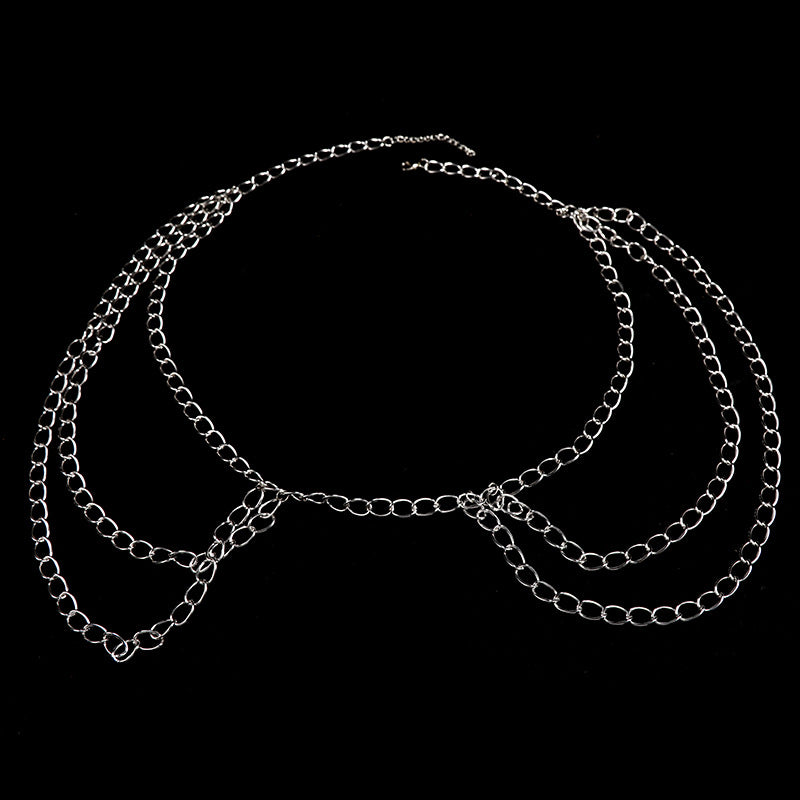 Fashion Sexy Waist Chain Multi-Layer Metal Body Chain