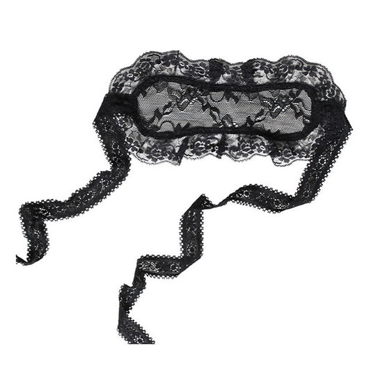 Ruffle Lace Eye Mask Sexy Veil Perspective Seduction Accessories