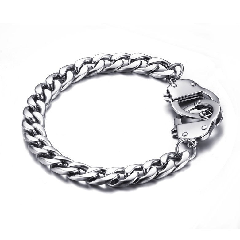 Titanium Steel Handcuffs Bracelet