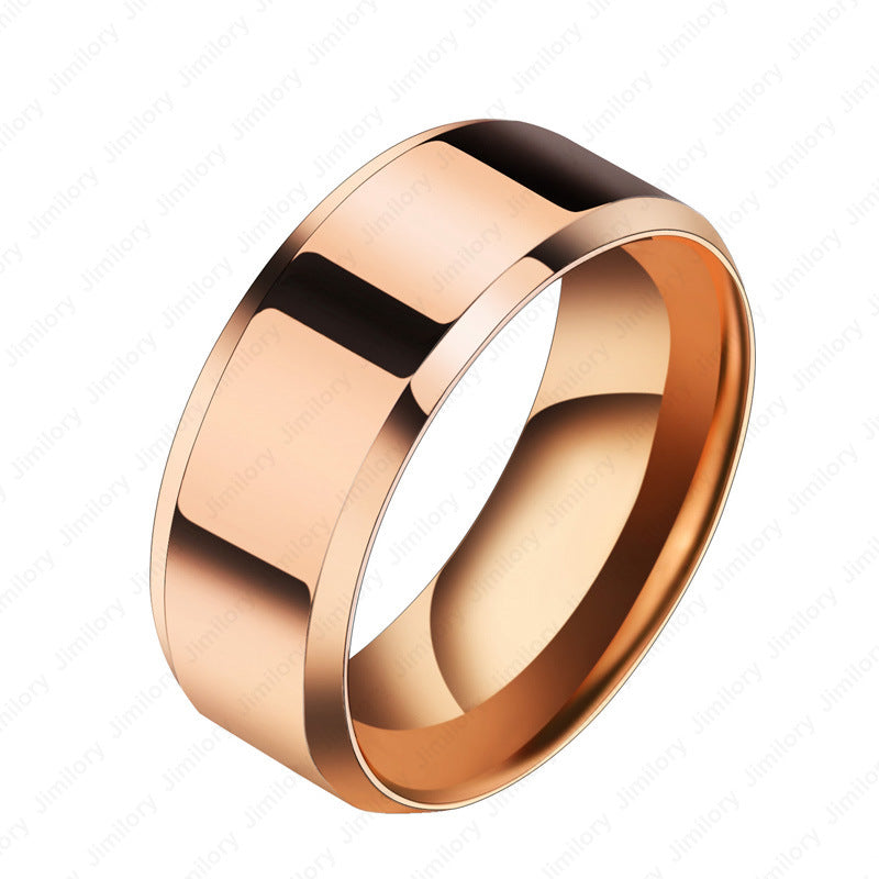 Personality Refers To Niche Rings For Men And Women Stainless Steel Couple Rings