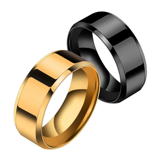 Personality Refers To Niche Rings For Men And Women Stainless Steel Couple Rings
