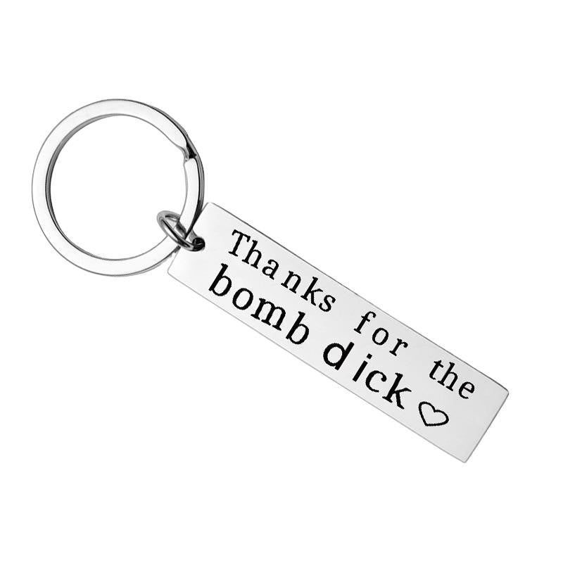 Couple Funny Creative Stainless Steel Keychain