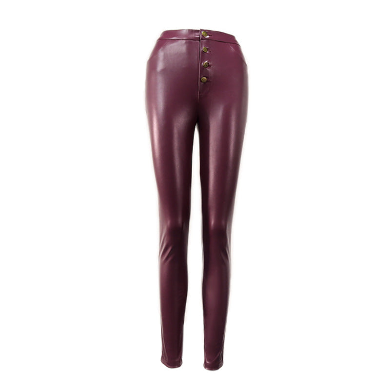 New Autumn And Winter Sexy Nightclub High Waist Tight Fitting Hip Bottoming Trousers