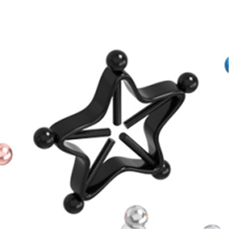 Trendy Five-pointed Star Nipple Ring Stainless Steel Piercing Nipple Ring