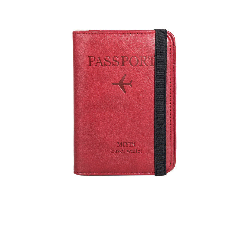 Simple Multifunctional Document Bag Portable Travel Women's Ultra-thin Passport Holder
