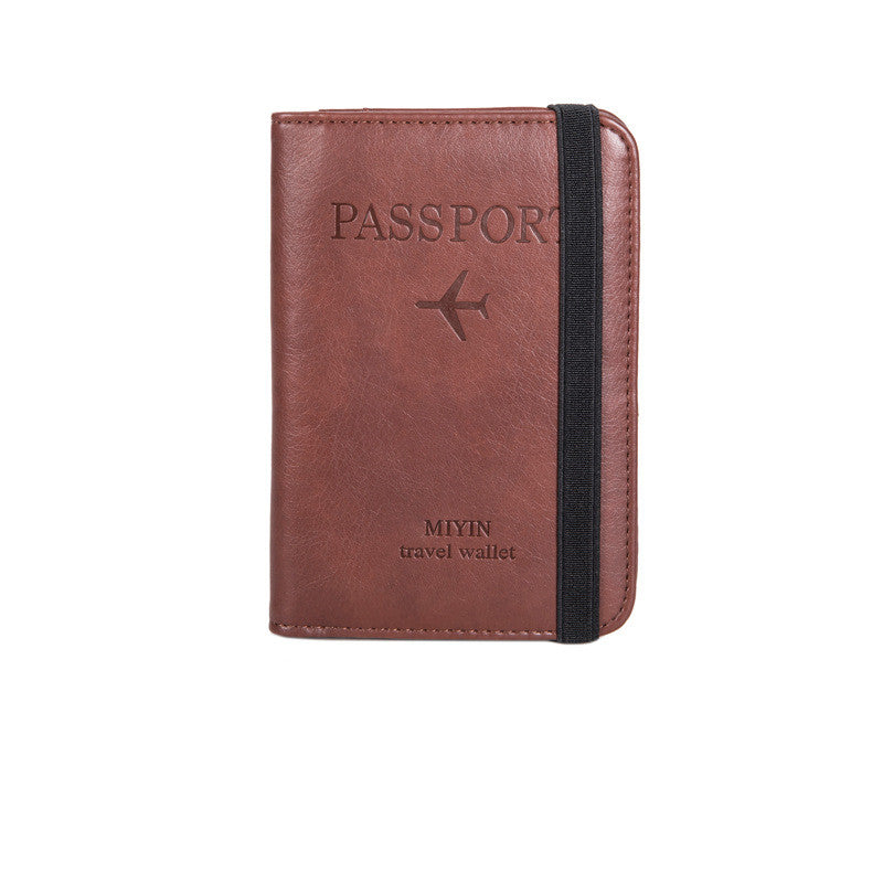 Simple Multifunctional Document Bag Portable Travel Women's Ultra-thin Passport Holder