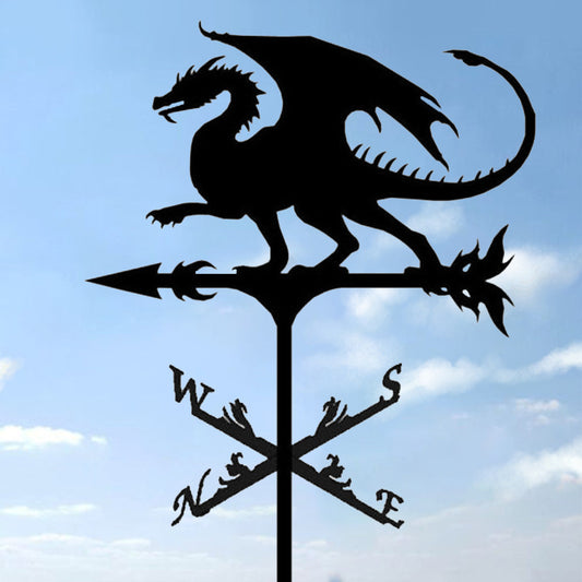 Stainless Steel Dragon Wind Vane Roof Decoration