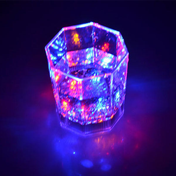 LED Automatic Flashing Cup,Sensor Light Up Mug Wine Beer Glass Whisky Shot Drink Glass Cup For Christmas Party Bar Club