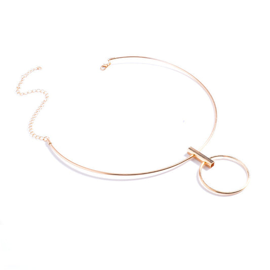 O Ring Day Collar Choker Necklace