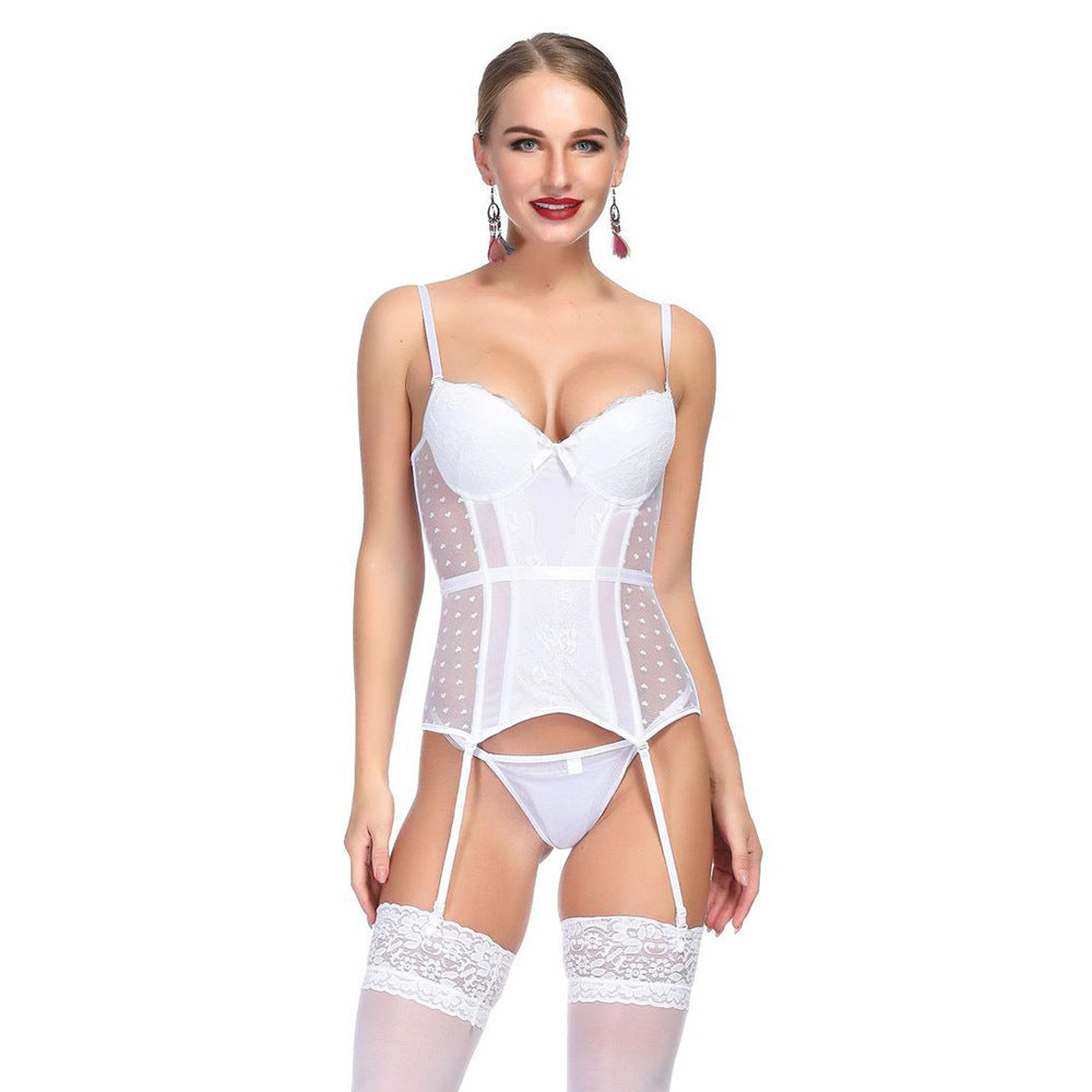 Sexy waist and chest support suit