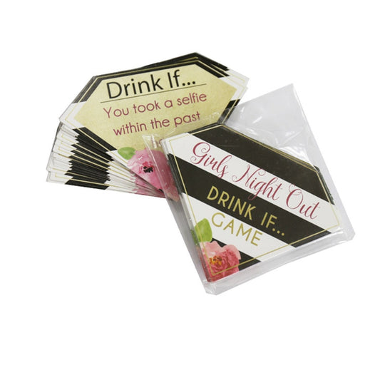 Bachelor Party Girls Night Out Game Card