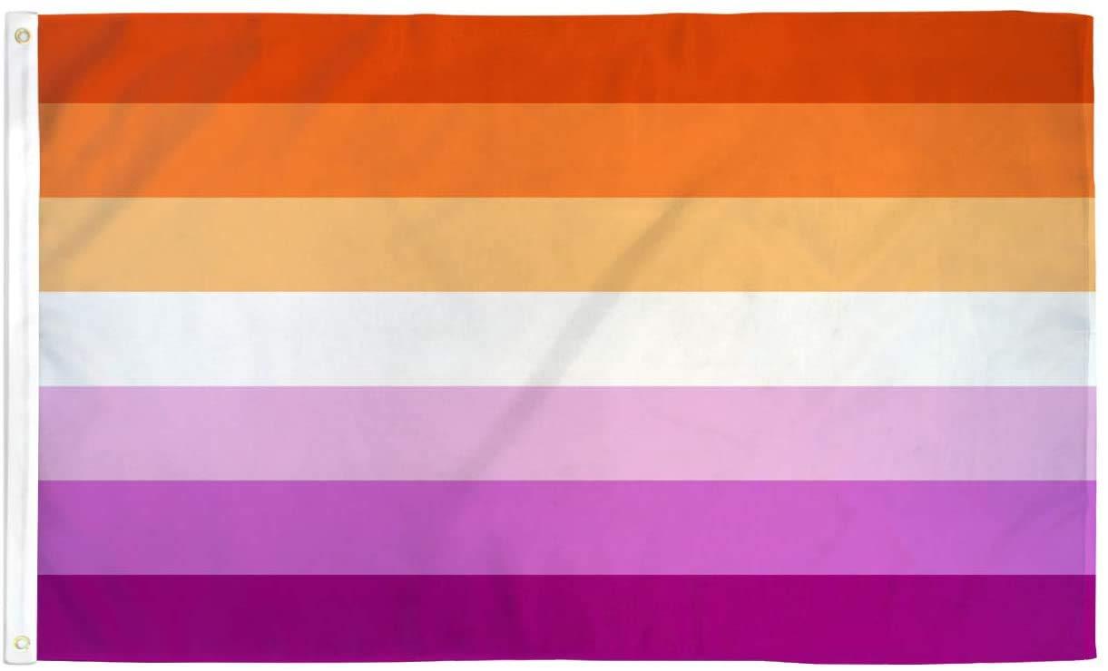 LESBIAN Flag 90x150cm Colorful Decoration