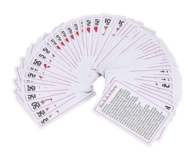 Creative Paper Bachelor Party Game Solitaire