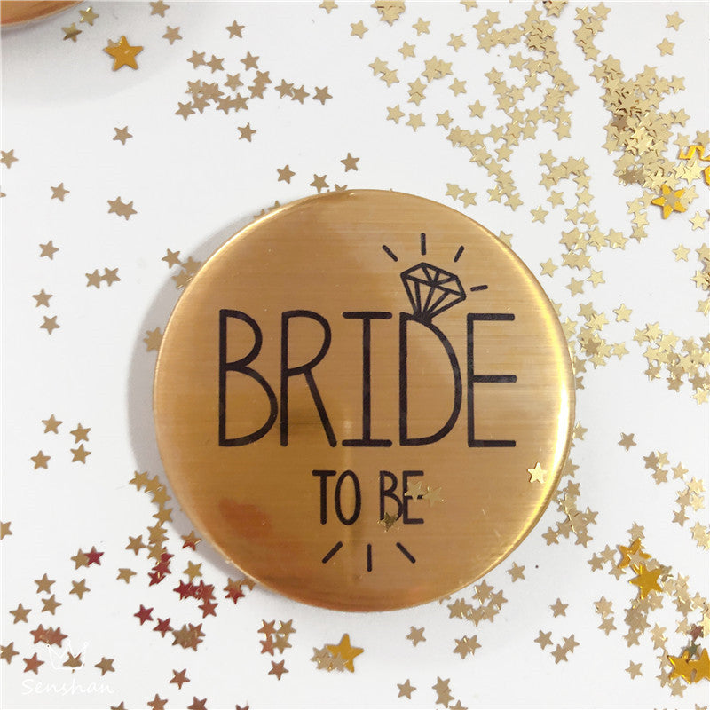 Bride Badge Bride To Be Tinplate Badge Teambride Keychain Bachelor Party