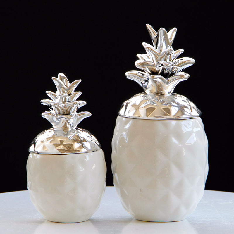 Ceramic Pineapple Jars